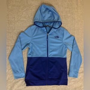 The North Face Girls Cinder Hood Jacket Marina Blue size 14/16